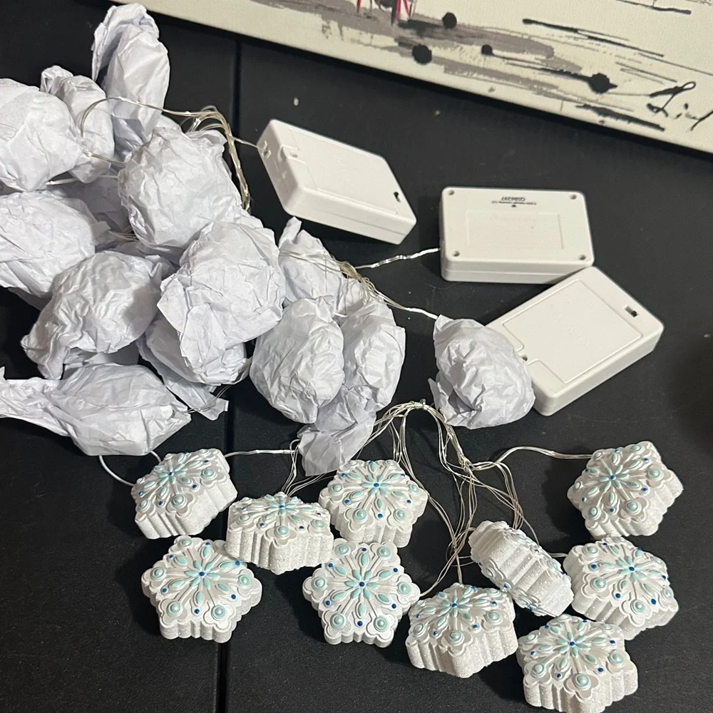 Hallmark snowflake 2023 10 string lights